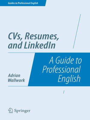 cover image of CVs, Resumes, and LinkedIn
